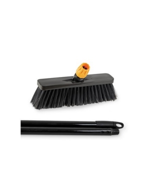 Industrial push broom 30 cm with handle Igeax 328