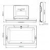 Mediclinics BabyMedi horizontal changing station, white