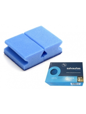 Scouring pad with nail...