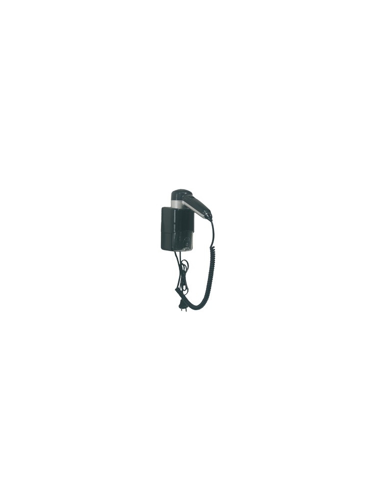 Hair dryer with cord, plug and shaver socket SC0030CS (Black)