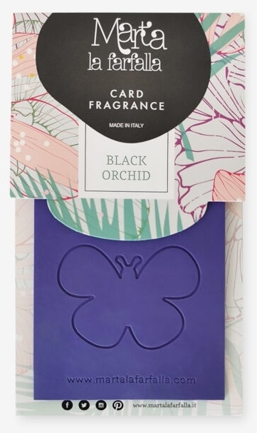 Marta card Black Orchid