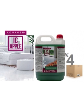 Obuolių kvapo grindų ploviklis su bio-alkoholiu AQUAGEN IC APPLE (4vnt.)