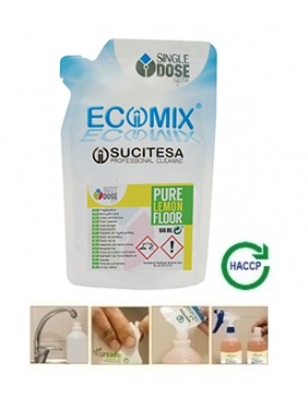 Lemon fragrance floor cleaner ECOMIX FLOOR LEMON MINI