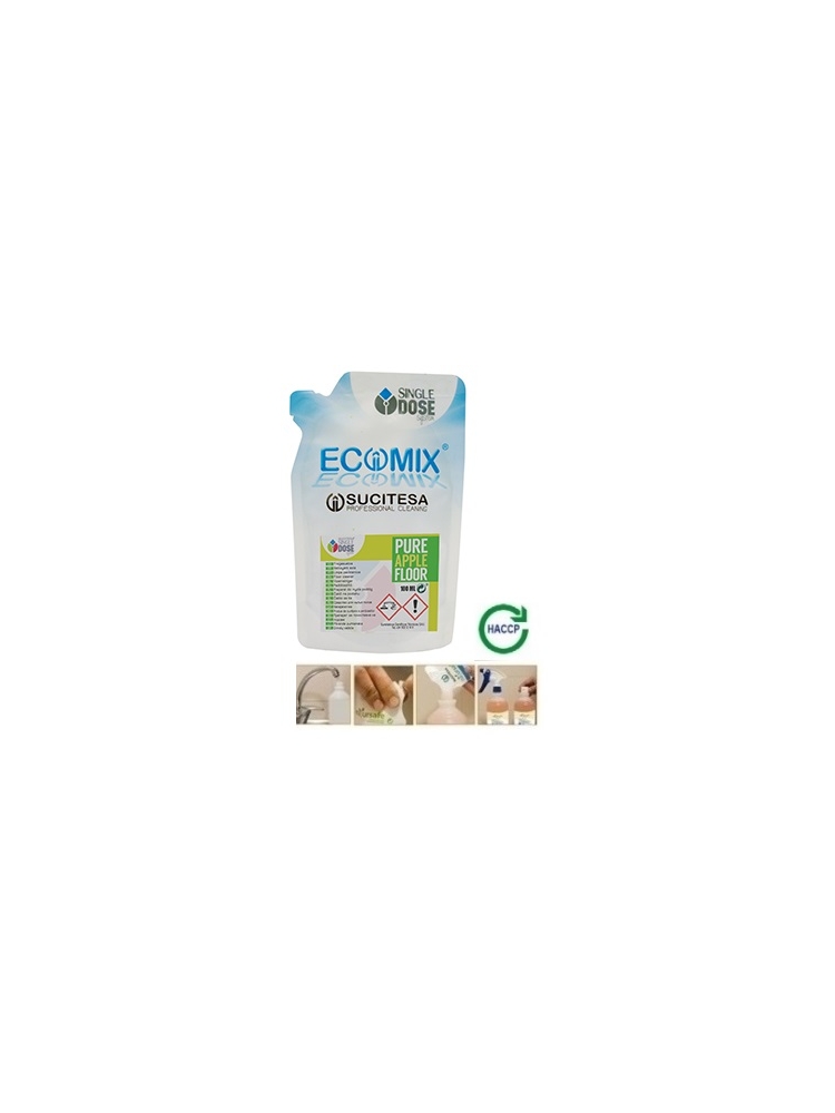 Green apple fragrance floor cleaner ECOMIX FLOOR APPLE MINI