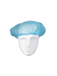 Disposable head caps, blue (100vnt.)