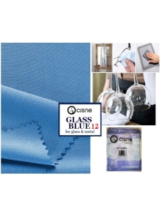 Microfiber cloth for polishing CISNE GLASS BLUE (12units)