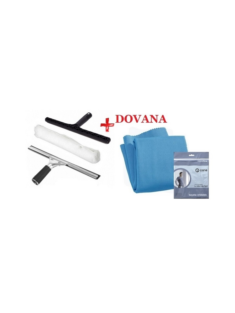 Langų valymo įrankiai CISNE ECO MINI2 su dovana (35cm-45cm)