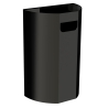 JVD Half-moon wall-mounted waste bin black 40 L/qt