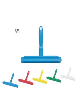 One piece squeegee with...