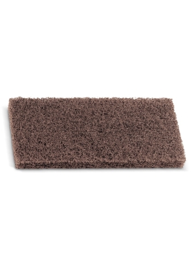 Fibre pad for cleaning and polishing BROWN